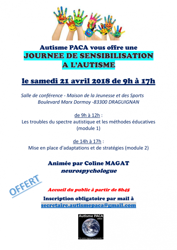 Affiche formation 21 avril 18 draguignan